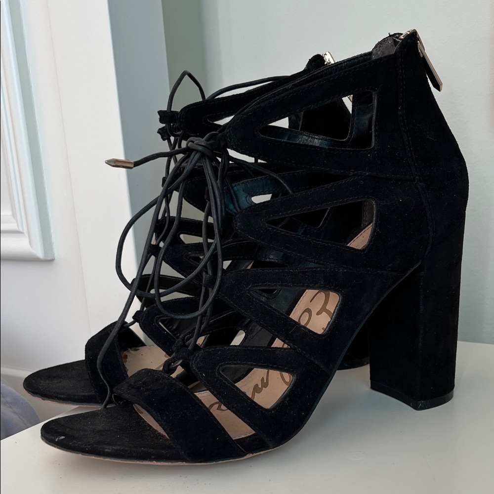 Elegant Black Women's Heels by Sam Edelman - size 9.5